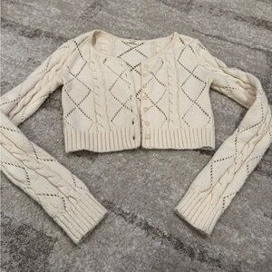 John Galt Cropped Cardigan